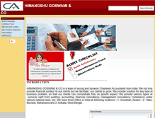 Tablet Screenshot of hgoswami.com